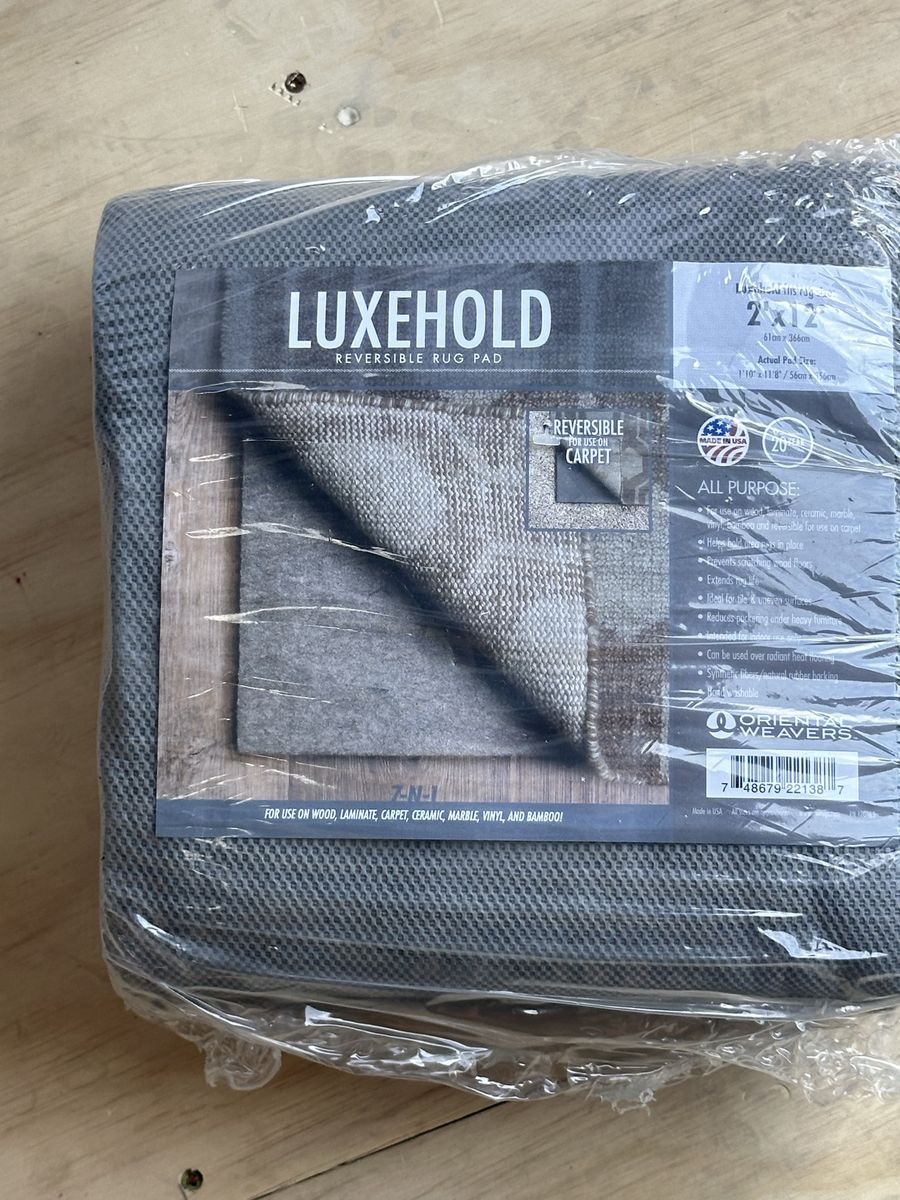 Oriental Weavers Luxehold Reversible Rug Pad 2' x 12' All-Purpose
