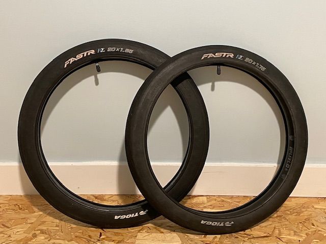 Tioga Fastr 20” bmx race tires set front rear