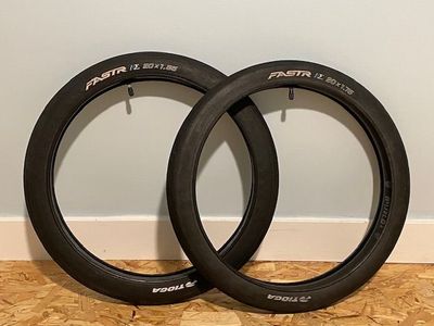 Tioga Fastr 20” bmx race tires set front rear