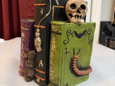 New Faux (resin) Spell Books (Michaels)