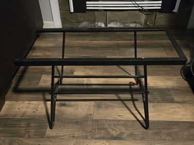Black Metal Aquarium Terrarium Stand
