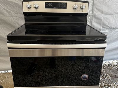 Electric stove stainless glass top