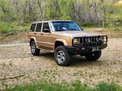 Jeep XJ Warn Bumper with Warn Winch