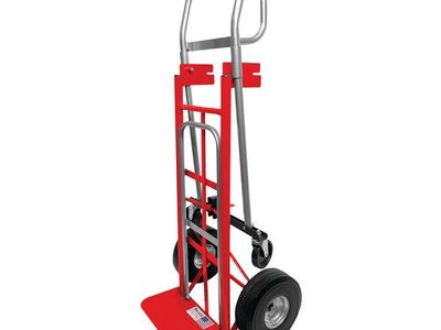 Milwaukee 3-in-1 Foldable Hand Truck, Red 1966355 #104895