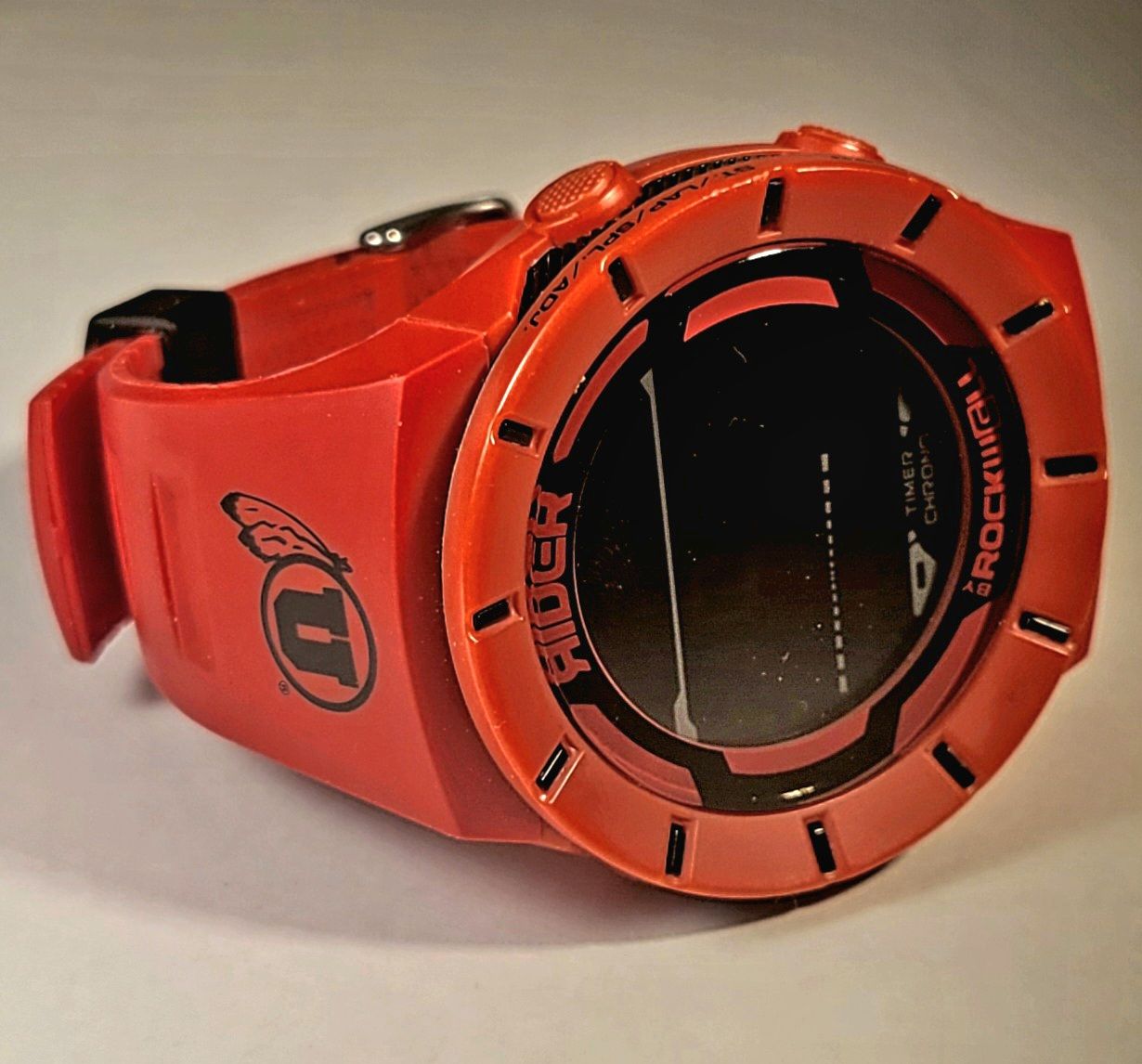 Rockwell RIDER The Coliseum Digital Sports Watch With Ute Logos