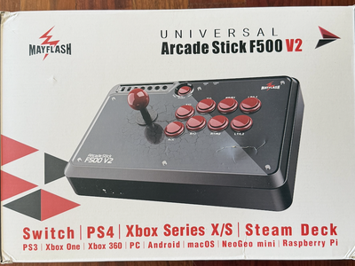 NEW IN BOX MAYFLASH Universal Arcade Fighting Stick F500 V2 for Switch/Switch 2, Xbox Series X/S, PS5, and more...