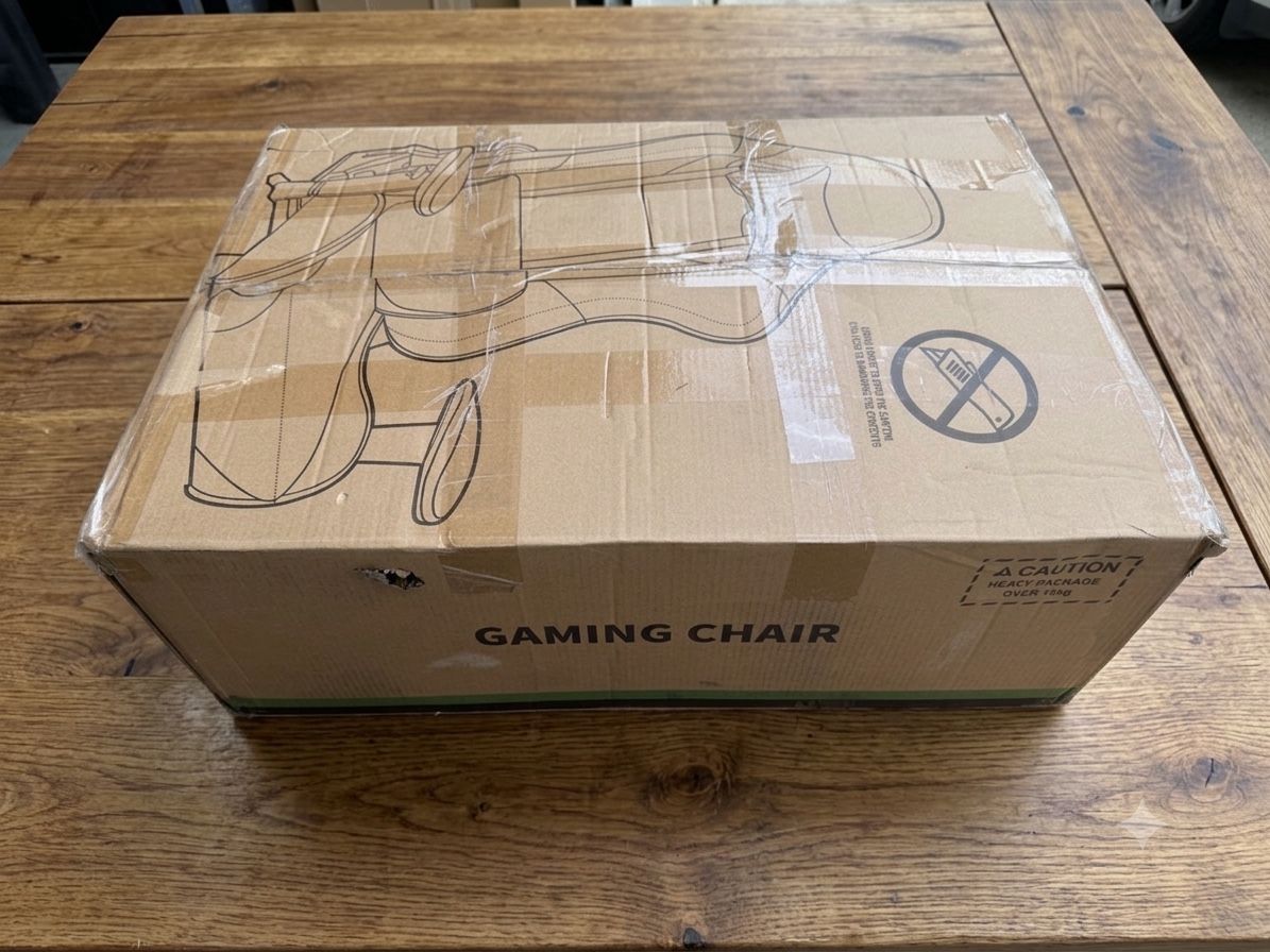 SITMOD Gaming Chair - Black Ergonomic Racing Style Recliner with Footrest, Max 400 lbs