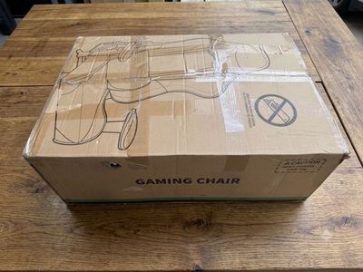 SITMOD Gaming Chair - Black Ergonomic Racing Style Recliner with Footrest, Max 400 lbs