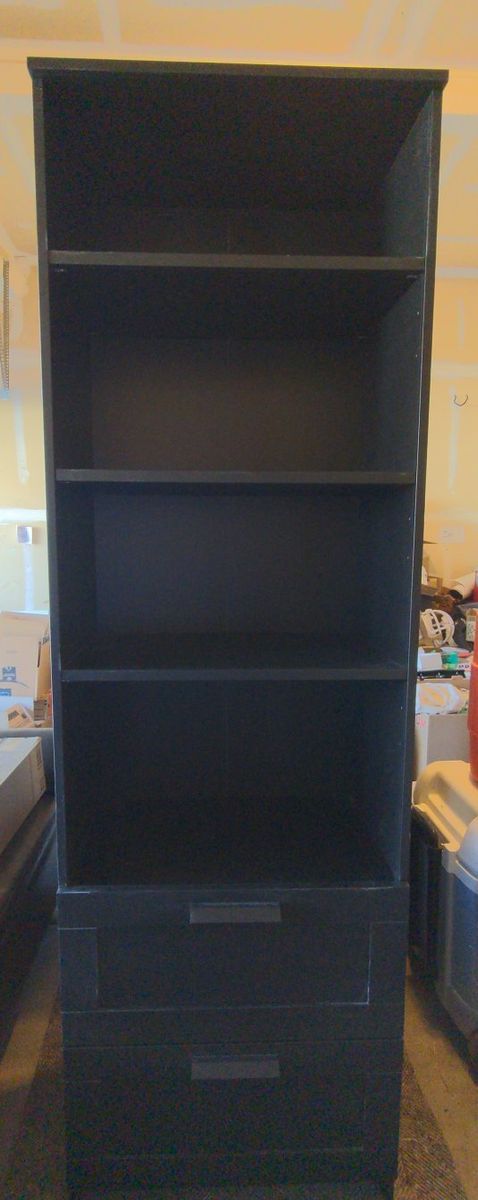 IKEA Brimnes black bookcase