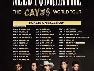 NEEDTOBREATHE The Caves World Tour at Sandy Amphitheatre