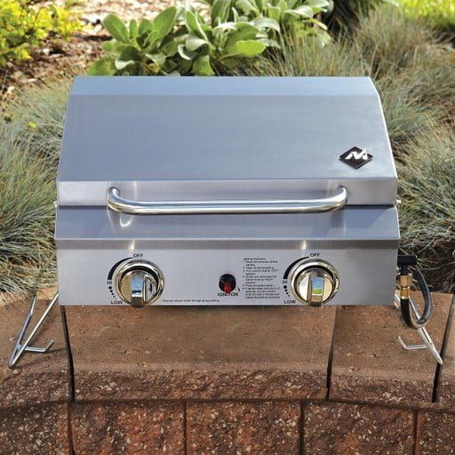 PORTABLE GAS GRILL STAINLESS STEEL