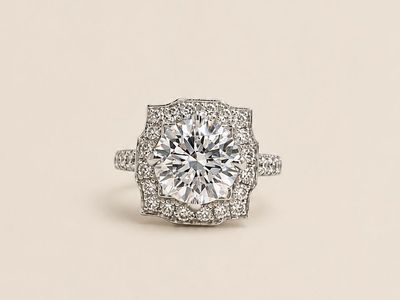 Round Cut Lab Grown Diamond Ring
