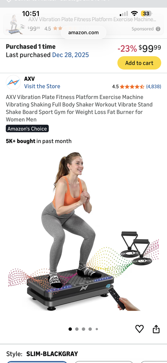 NEW Vibration Plate Exercise weight loss