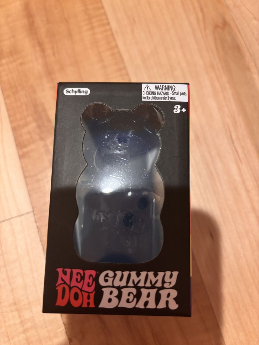 Schylling NeeDoh Gummy Bear Fidget Toy Blue