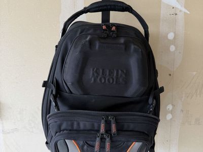 Klein Tools Tradesman Pro Organizer Ultimate Electrician Tool Bag Backpack 55421BP-14