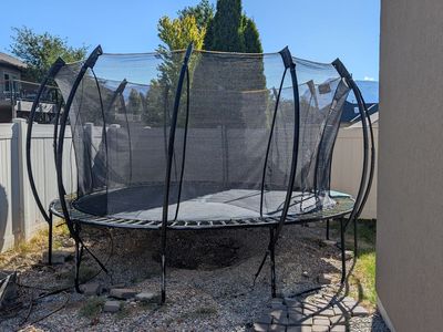 14ft Skybound USA Enclosed Trampoline - Includes brand-new mat