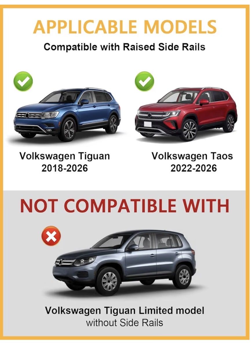 VW Tiguan Taos roof rack
