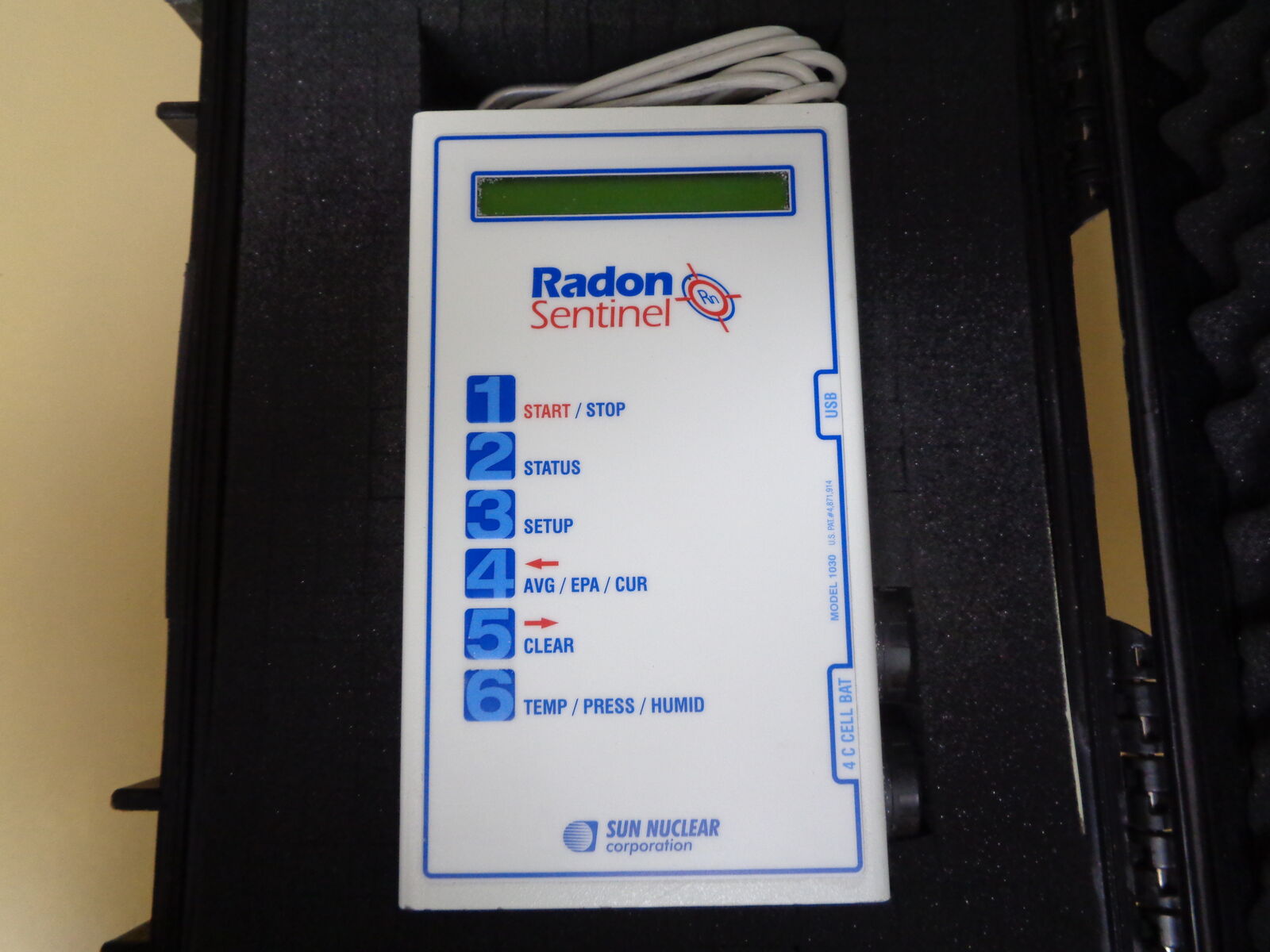 Sun Radon Monitor