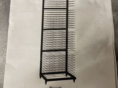 Art Drying Rack with 36 Removable Shelves – New