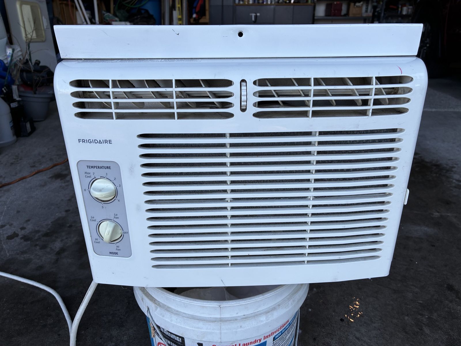 Frigidaire 5000 BTU Window Air Conditioner - Cools 150 sq ft, 2 Fan Speeds
