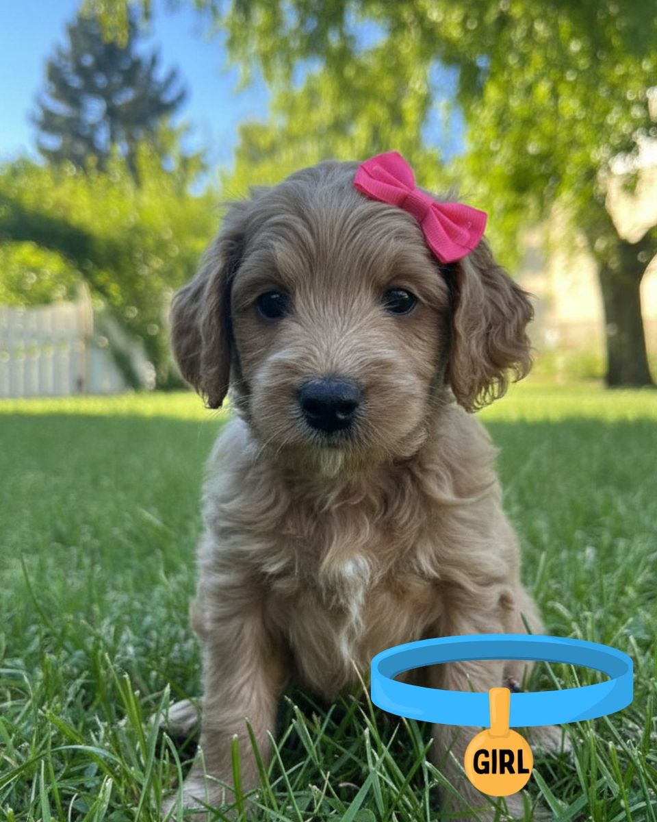 F1b Mini Goldendoodle Puppies
