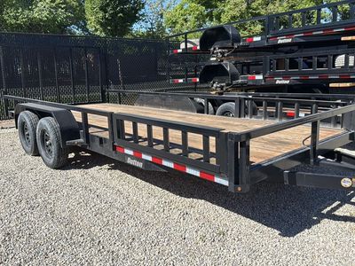 7x18’ Tandem Axle HYBRID 7K *SPARE TIRE INCLUDED*