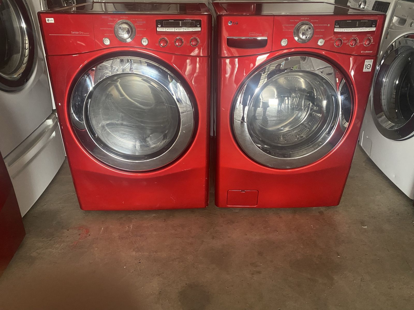 LG washer and 4 prong electric dryer 