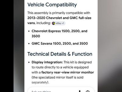 OEM CHEVY & GMC BACK UP CAMERA PN# 22960279 .