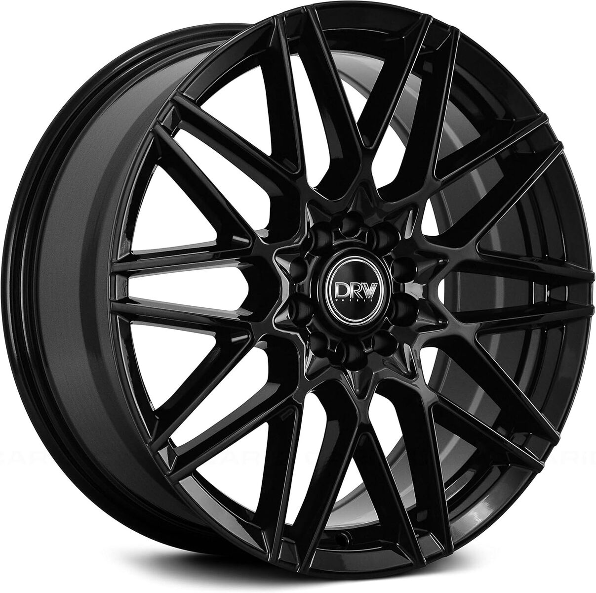 17x7 DRW Tuner D17 Gloss Black 4x108/114.3 ET40 wheel/rim (2 Wheel Rims)