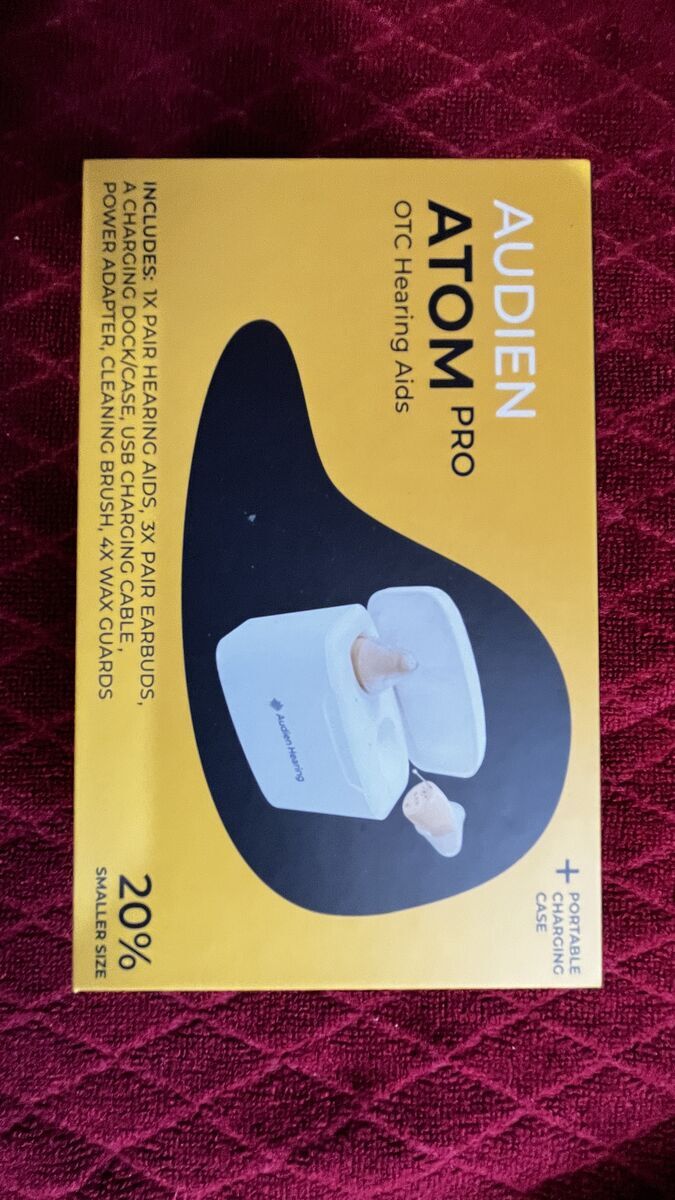Audien Atom Pro OTC hearing Aids