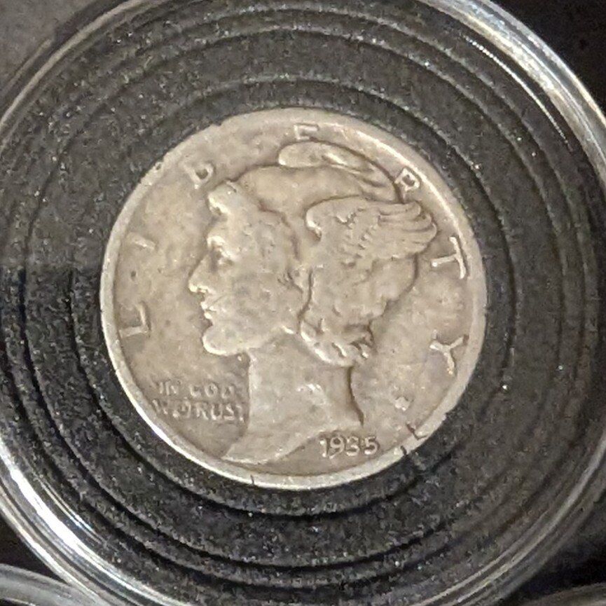 1935 Mercury Dime