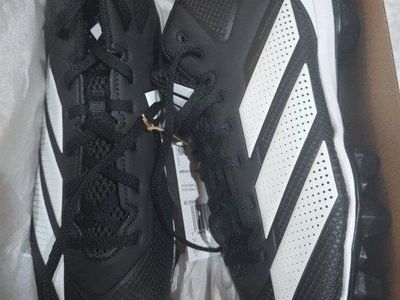 Adidas Adizero Impact.2 MD Football Cleats Men's Size 10.5 Black White new
