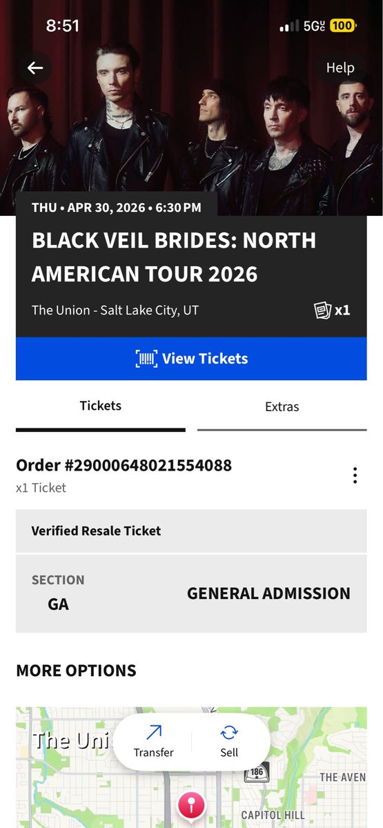 Black Veil Brides Concert