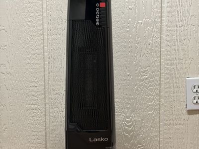 Lasko Digital Ceramic Tower Heater with Remote Control - Black, Oscillating, Great for Home or Office