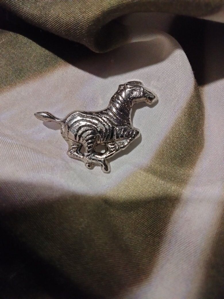 Galloping Zebra pendant