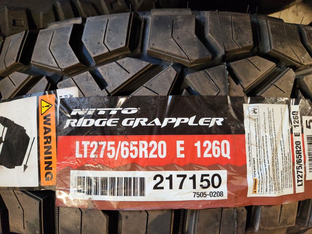 275/65r20 nitto ridge grappler