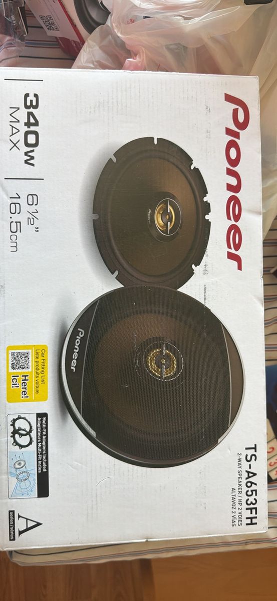 Pioneer TS-A653FH 340W 6.5" 2-Way Car Speakers (Pair)