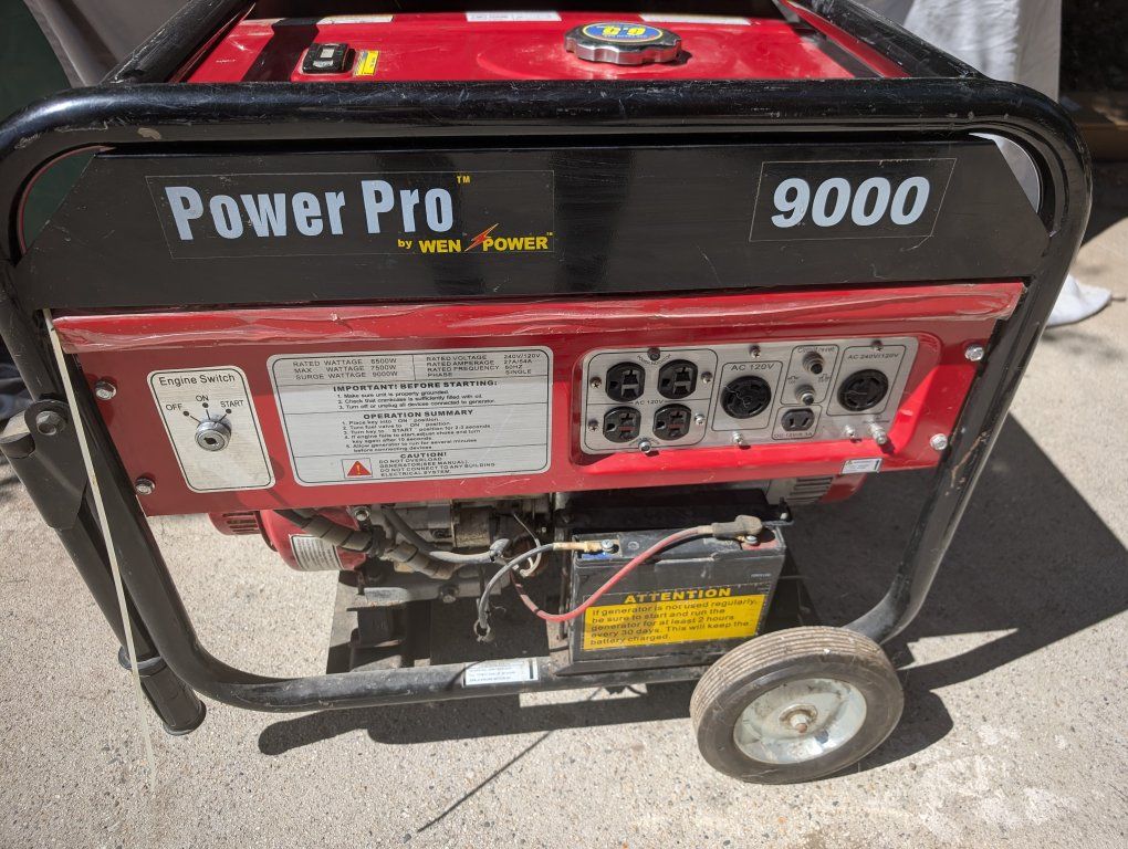 WEN Power Pro 9000-Watt Portable Generator