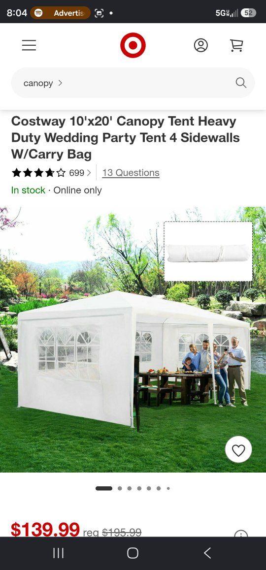 Canopy tent
