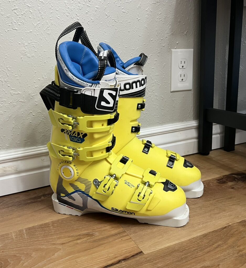 Salomon Xmax 130 Mens Ski Boots 26 26.5 Downhill