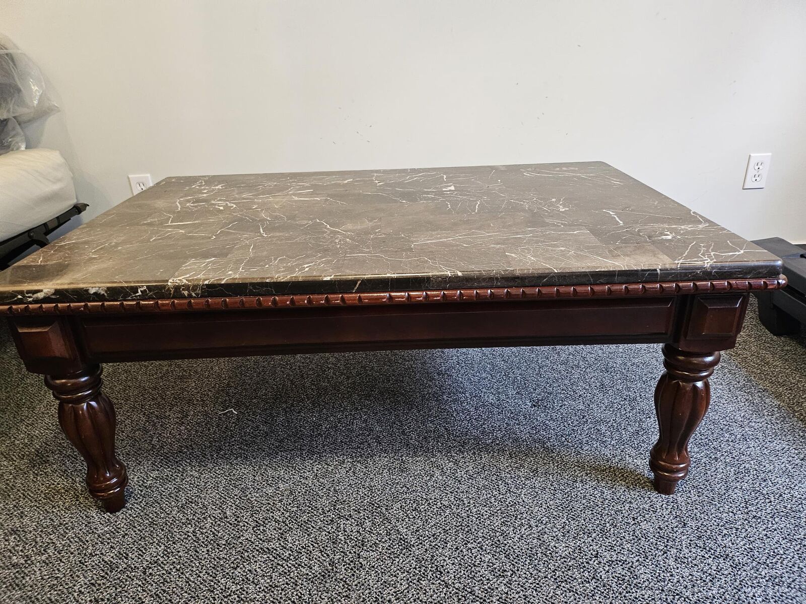 Faux Marble Coffee Table