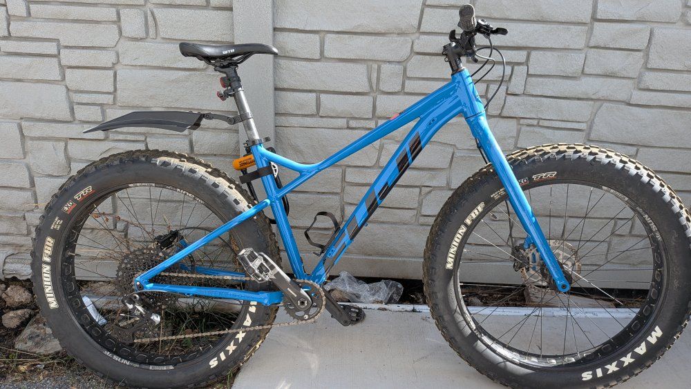 Fuji Wendigo Fat Bike - Large - Blue - 26" Maxxis Minion FBR Tires