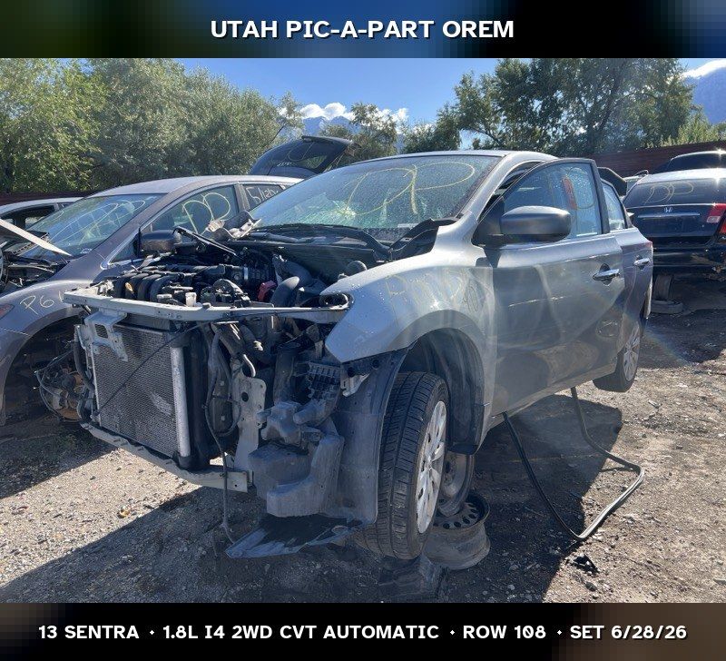 2013 Nissan Sentra Parts - UTPAP Orem