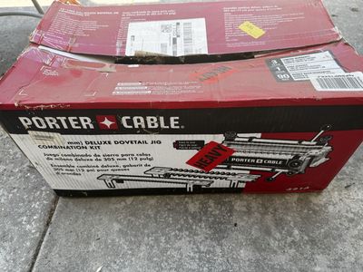 Porter-Cable 4216 Deluxe Dovetail Jig Kit - Complete Woodworking Tool in Box