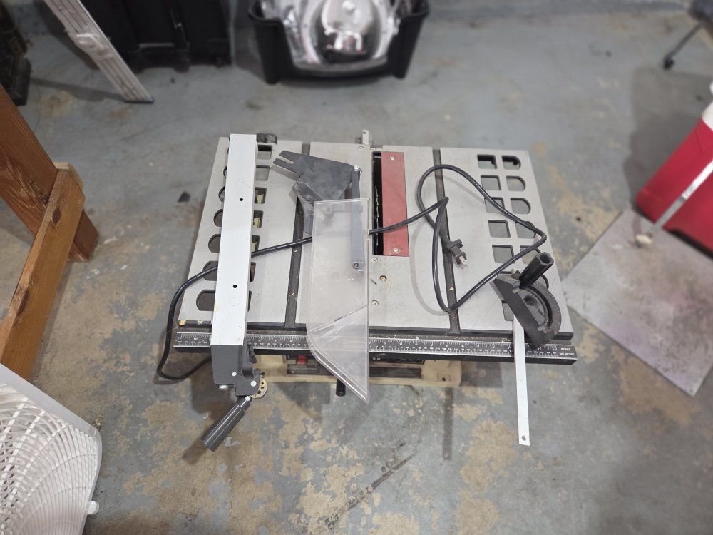 Pro-Tech Portable Table Saw Compact Worksite Saw
