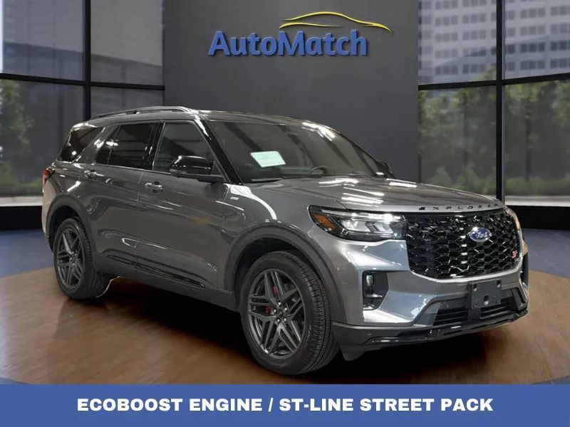 2025 Ford Explorer ST-Line — rebuilt & branded title, 24% below market