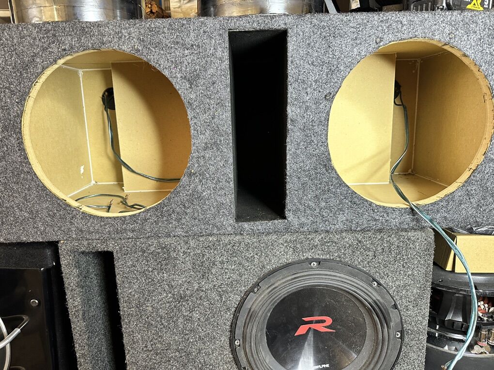 Dual 10” subwoofer box