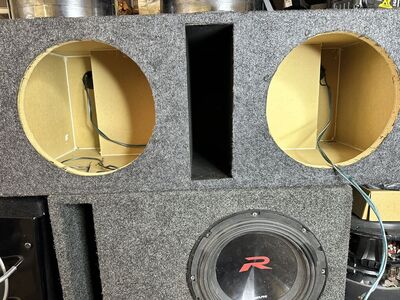 Dual 10” subwoofer box