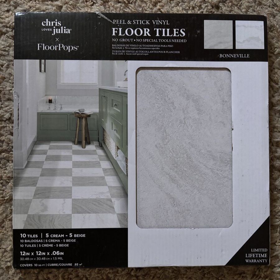 Peel and Stick Vinyl Floor Tiles