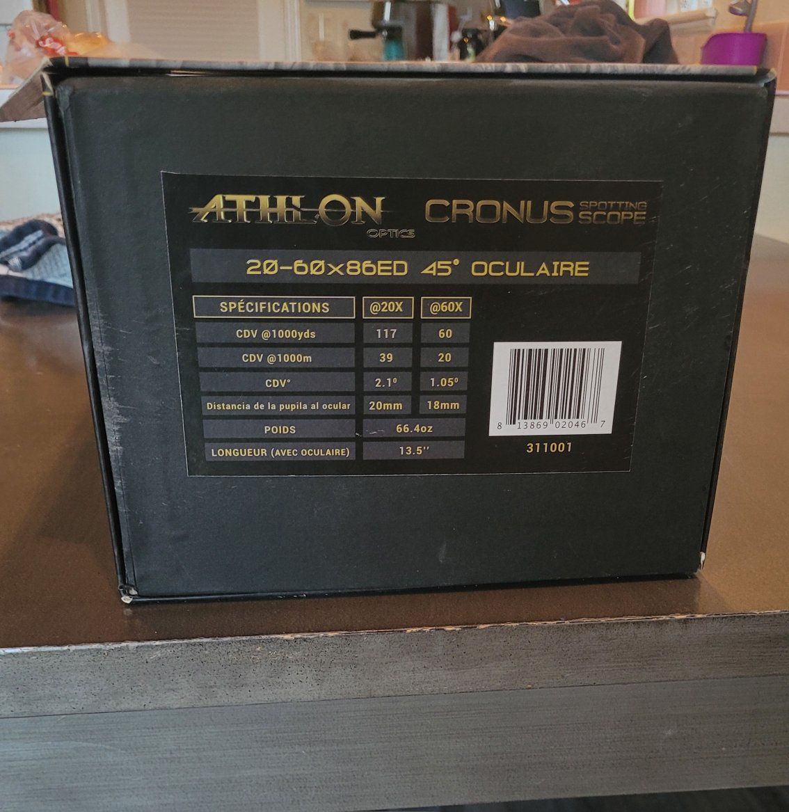 Athlon Cronus 20-60x86ED 45° Spotting Scope + Ollin digiscope adapter